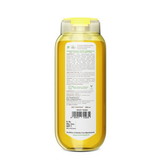 Mamaearth Vitamin C Moisturizing Body Wash with Vitamin C & Refreshing Lemon For Skin Illumination - 250 ml