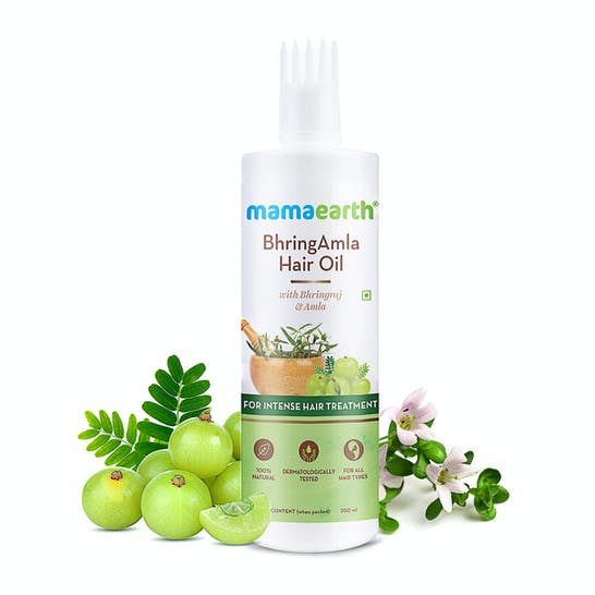 Mamaearth Bhringamla Hair Oil For Intense Hair Treatment - 250 ml
