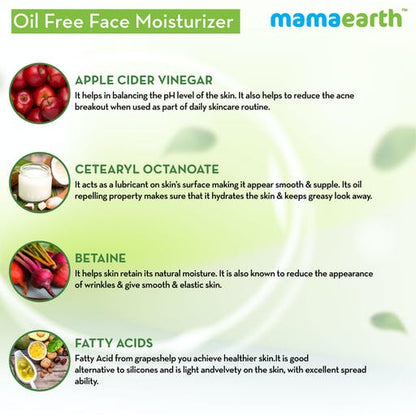 Mamaearth Oil-Free Face Moisturizer - 80 ml