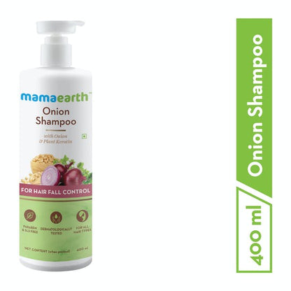 Mamaearth Onion Shampoo For Hair Fall Care - 180 ml - Pack of 1