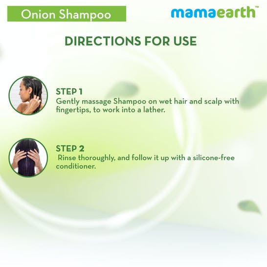 Mamaearth Onion Shampoo For Hair Fall Care - 180 ml - Pack of 1