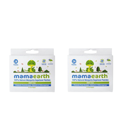 Mamaearth Natural Repellent Mosquito Patches for Babies, 24 pcs - Pack of 1