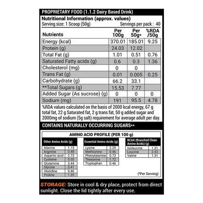 Patanjali Nutrela Sports Mass Gainer (Mal- Kulfi) - 1 kg