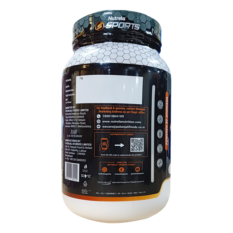 Patanjali Nutrela Sports Mass Gainer (Frvan-ice) - 1 kg