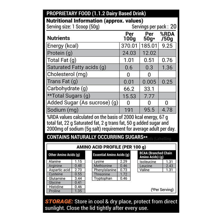 Patanjali Nutrela Sports Mass Gainer (Frvan-ice) - 1 kg