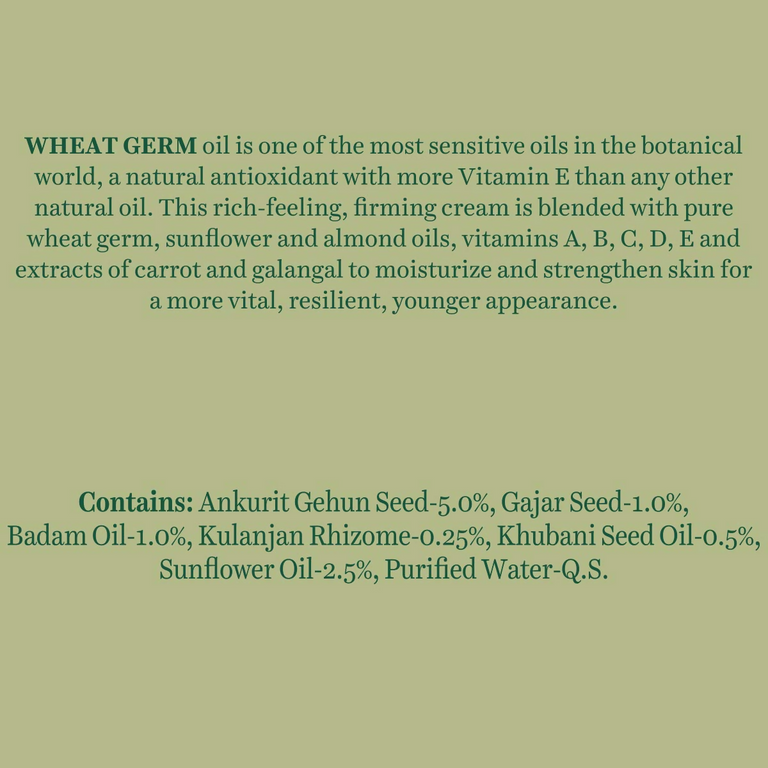 Biotique Firming Face & Body Cream - Bio Wheat Germ - 50 gm