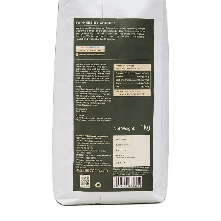 Two Brothers Organic Farms Black Beans - 1 kg