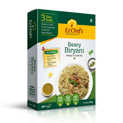 Ez Chef's Beary Biryani Kit - Mangalore's Famous Biryani - 305 gm - Pack of 2