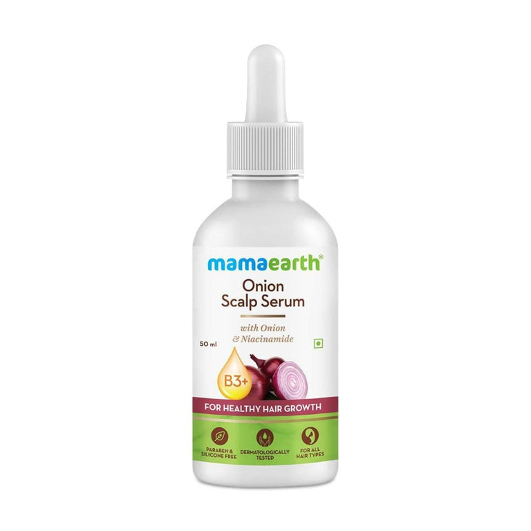 Mamaearth Onion Scalp Serum For Healthy Hair Growth - 50 ml - Pack of 1