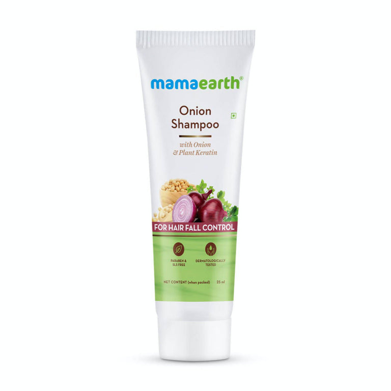 Mamaearth Onion Shampoo For Hair Fall Care - 180 ml - Pack of 1
