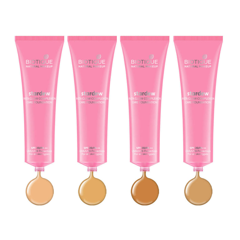 Biotique Stardew Insta Glow Complexion Care Foundation SPF 20 - Vanilla - 30 ml
