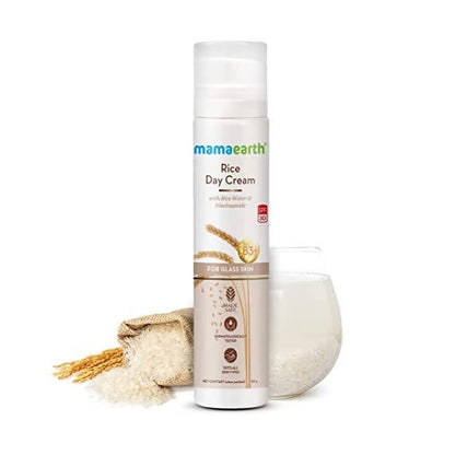 Mamaearth Rice Day Cream With Rice Water & Niacinamide - 50 gm