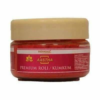 Patanjali Aastha Premium Roli / Kumkum (25 gm) - Pack of 1