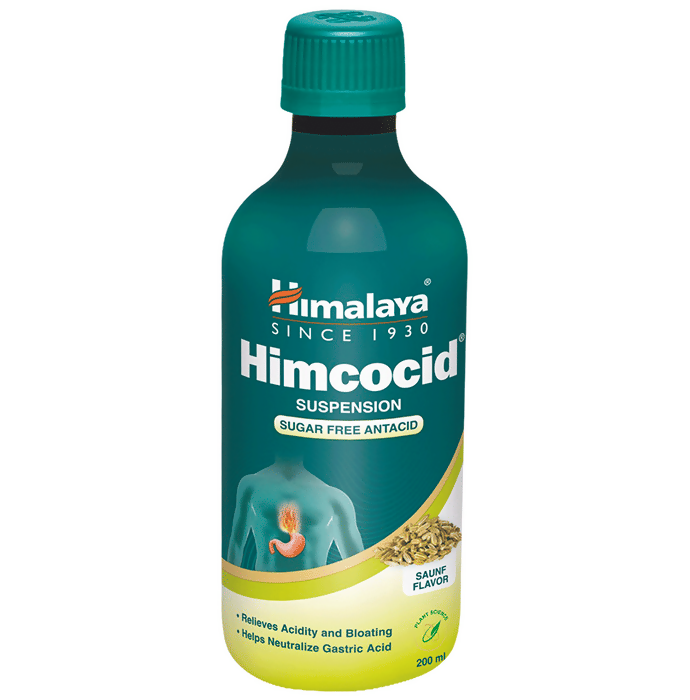 Himalaya Herbals Himcocid Sugar Free Suspension - 200 ml - Mint