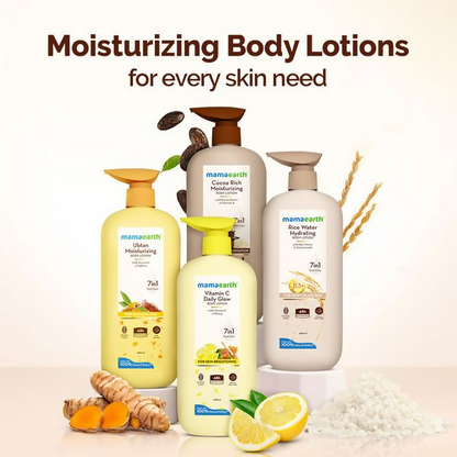 Mamaearth Cocoa Rich Moisturizing Body Lotion with Cocoa Butter & Vitamin E - 400 ml
