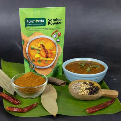 Farmveda Sambar powder - 100 gm - Pack of 2