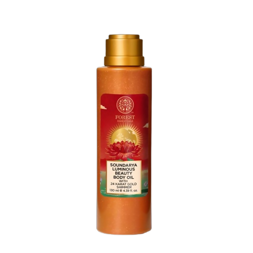 Forest Essentials Soundarya Luminous Beauty Body Oil with 24 Karat Gold Shimmer - 50 ml