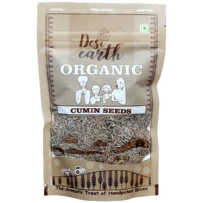 Desi Earth Organic Cumin Seeds - 100 gm