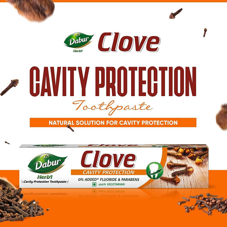 Dabur Herb'l Clove - Cavity Protection Toothpaste - 200 gm