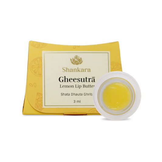 Shankara by Sri Sri Tattva Gheesutra Lemon Lip Butter - 3 ml