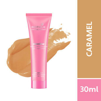 Biotique Stardew Insta Glow Complexion Care Foundation SPF 20 - Caramel - 30 ml