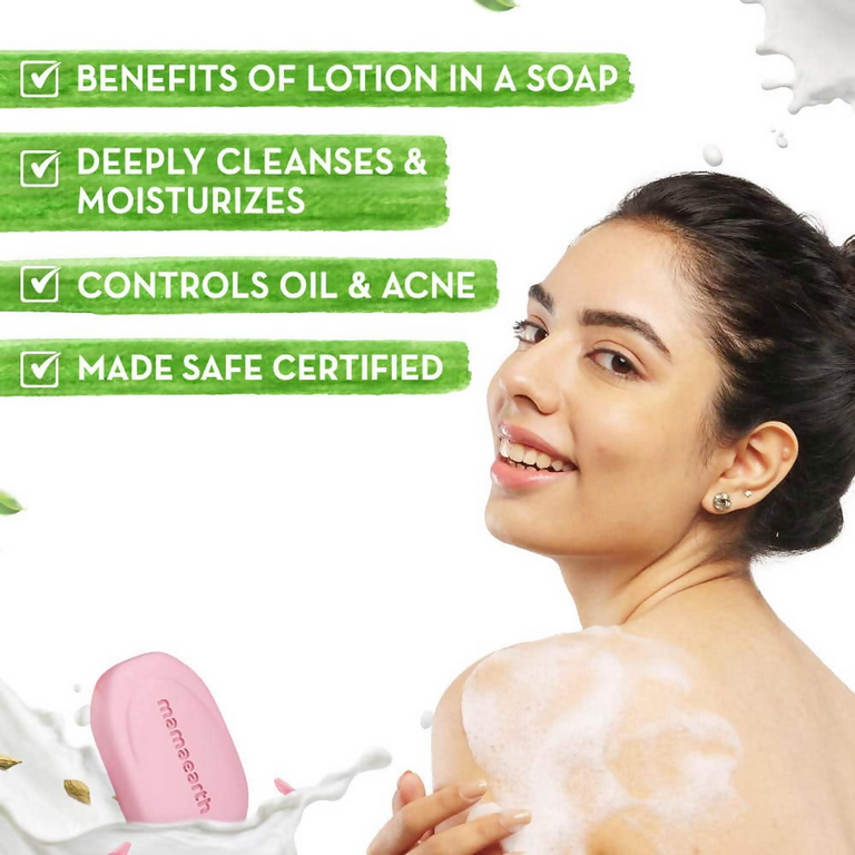 Mamaearth Multani Mitti Moisturizing Lotion Soap (Buy 3 Get 1 Free)