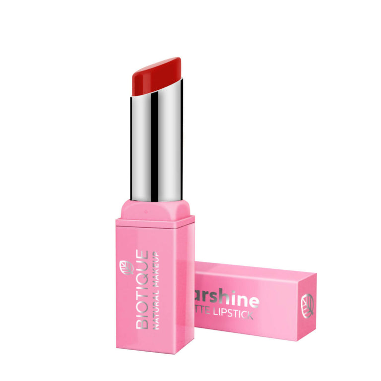 Biotique Starshine Matte Lipstick - Liberal Red - 3.5 gm