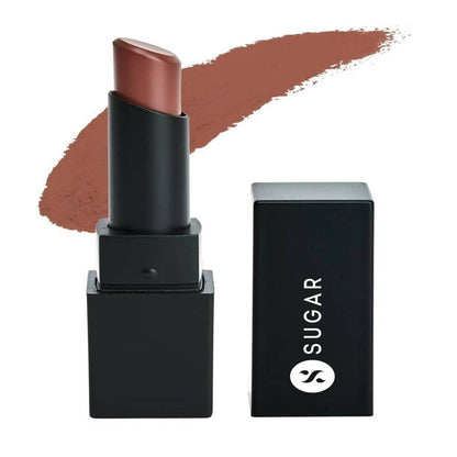 Sugar Nothing Else Matter Longwear Lipstick - Beige Turner (Nude Brown, Peach Brown) - 3.2 gm