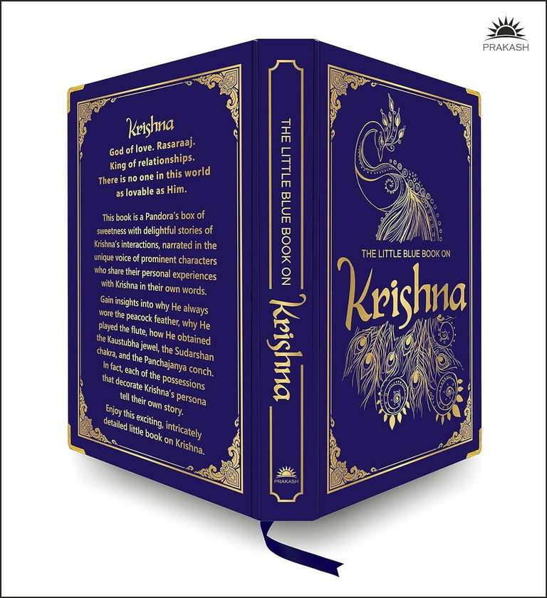 The Little Blue Book on Krishna by Shubha Vilas - Hardcover