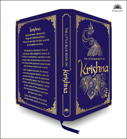 The Little Blue Book on Krishna by Shubha Vilas - Hardcover