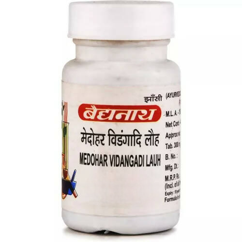 Baidyanath Jhansi Medohar Vidangadi Lauh - 40 tabs
