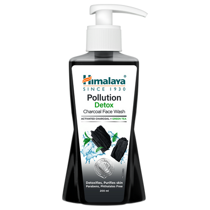 Himalaya Herbals Pollution Detox Charcoal Face Wash - 50 ml
