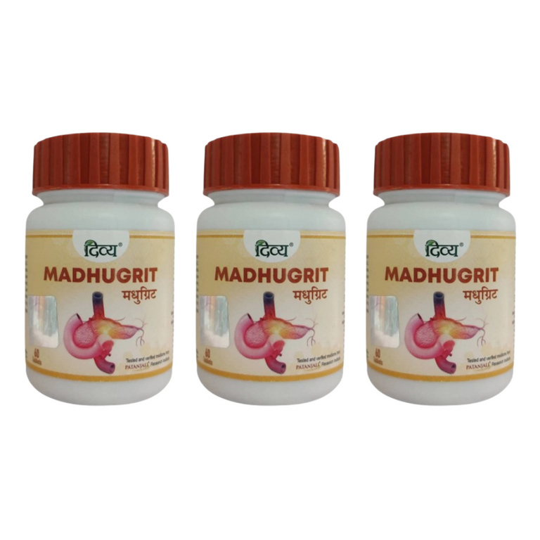 Patanjali Divya Madhugrit Tabs - 60 tabs - Pack of 1