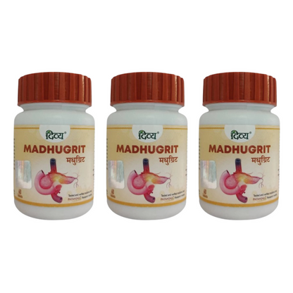 Patanjali Divya Madhugrit Tabs - 60 tabs - Pack of 1