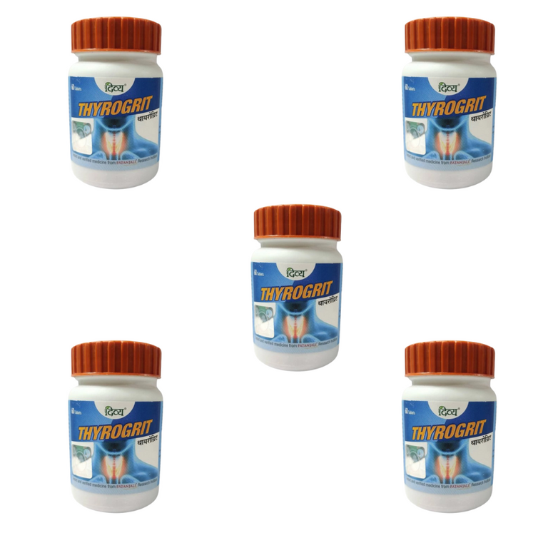 Patanjali Divya Thyrogrit Tabs - 60 tabs - Pack of 1
