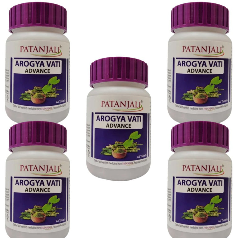 Patanjali Arogya Vati Advance Tablets - 60 tabs - Pack of 1