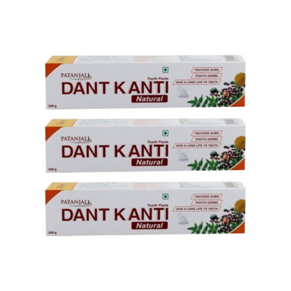 Patanjali Dant Kanti Natural Toothpaste - Pack of 1 - 100 gm