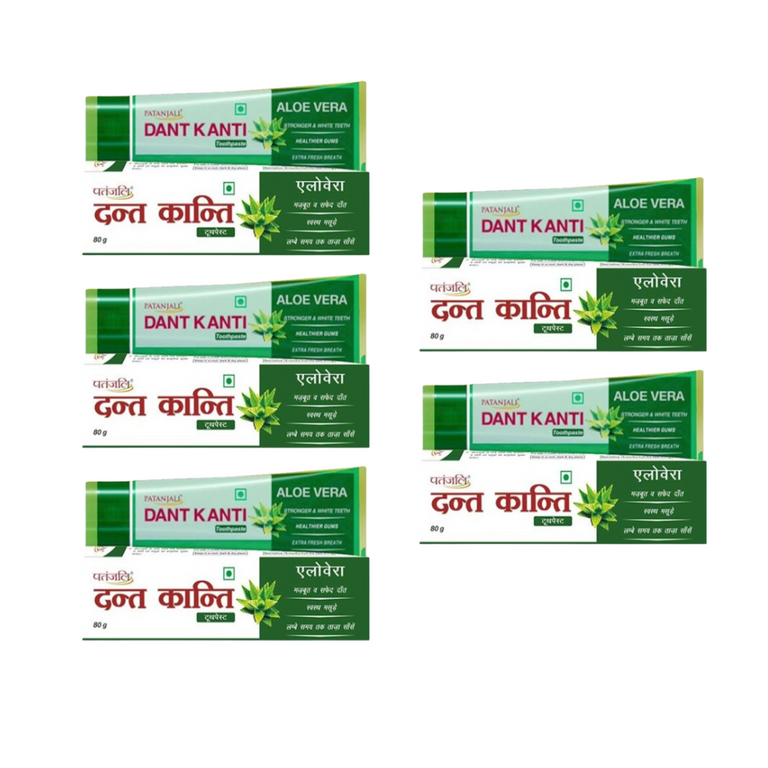 Patanjali Dant Kanti Aloevera Gel Tooth Paste (80 GM) - Pack of 1