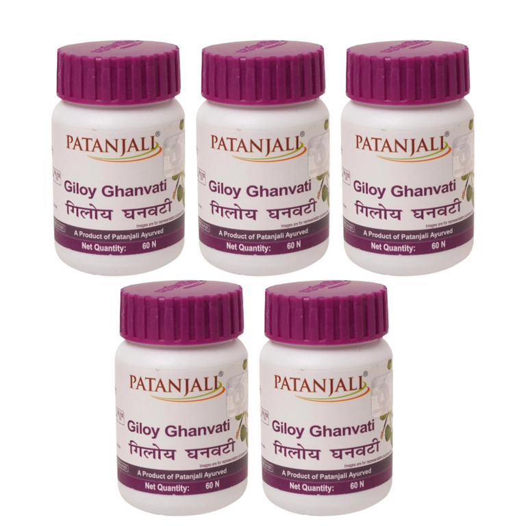Patanjali Giloy Ghanvati - 60 tabs - Pack of 1