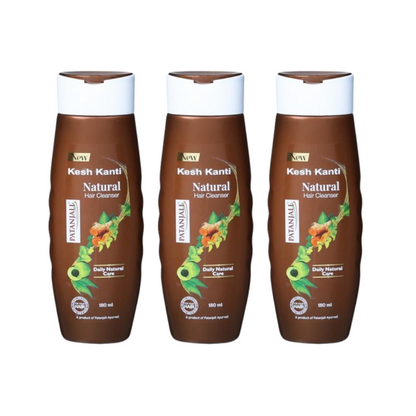 Patanjali Kesh Kanti Natural Hair Cleanser - 180 ml - Pack of 1