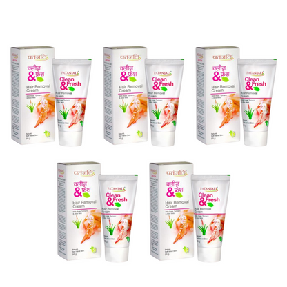Patanjali Clean & Fresh Hair Removal Cream - Pack of 1