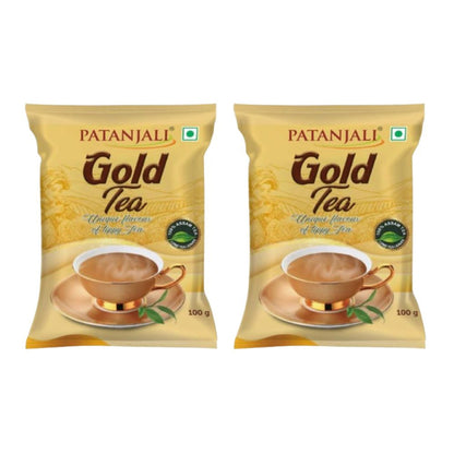 Patanjali Gold Tea - (Poly) - T - 100 gm - Pack of 2
