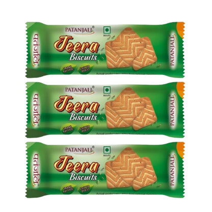 Patanjali Jeera Biscuit - 70 gm - Pack of 3