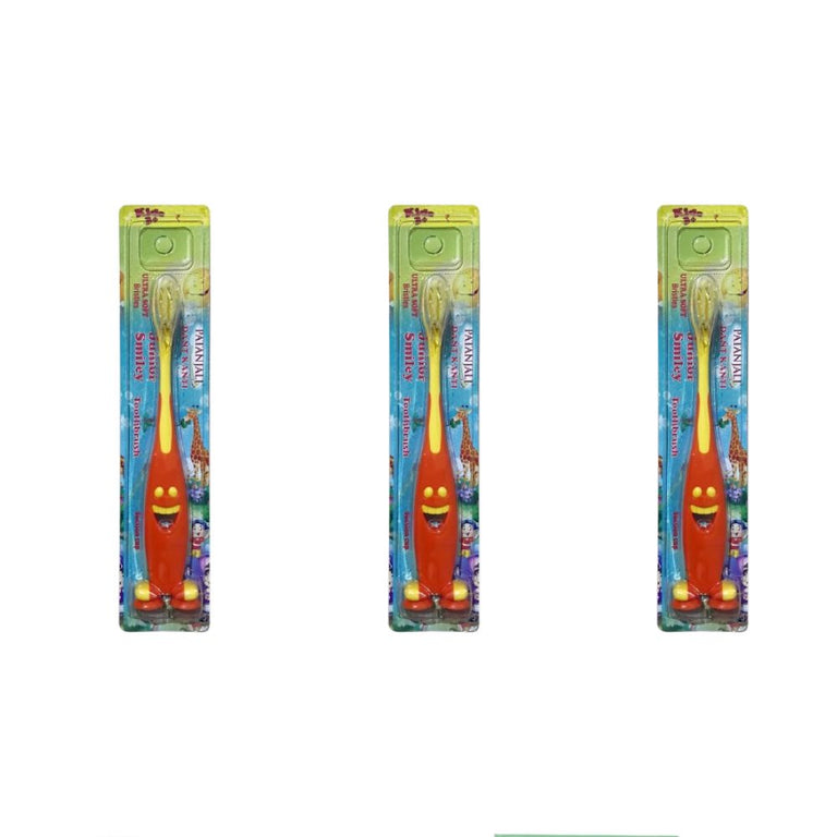 Patanjali Junior Smiley Toothbrush - Pack of 3