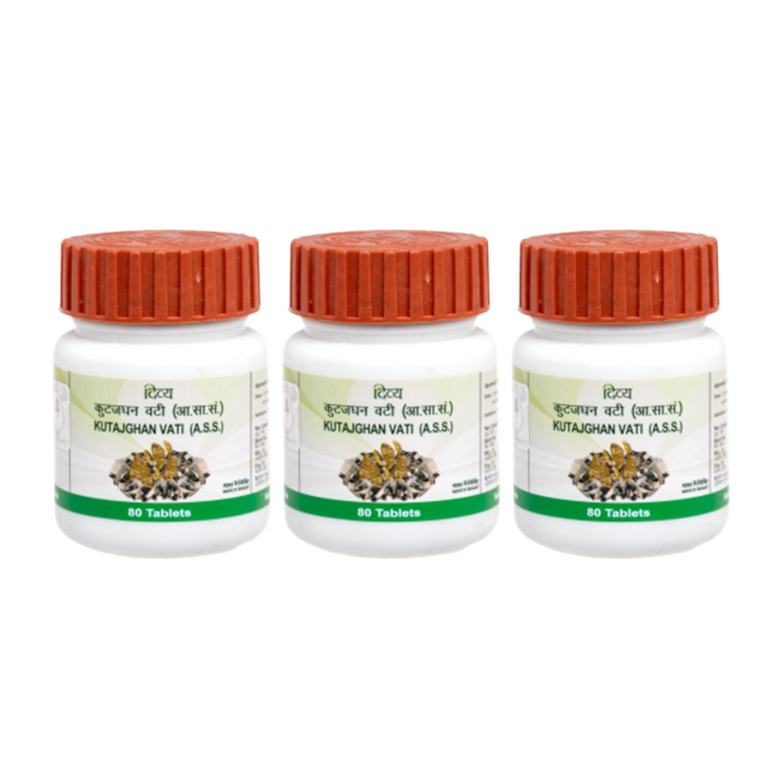 Patanjali Kutajghan Vati - 80 tabs - Pack of 1
