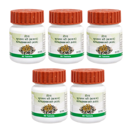 Patanjali Kutajghan Vati - 80 tabs - Pack of 1
