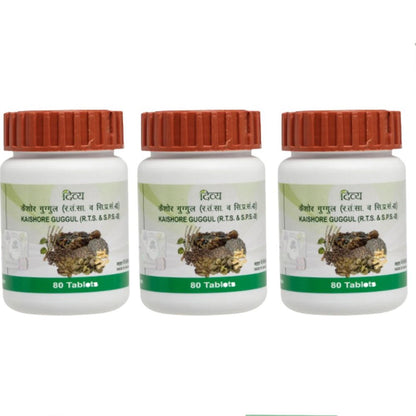 Patanjali Kaishore Guggul - 80 Tablets - Pack of 1