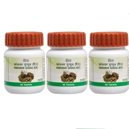 Patanjali Kanchnar Guggul - 40 Tablets - Pack of 1