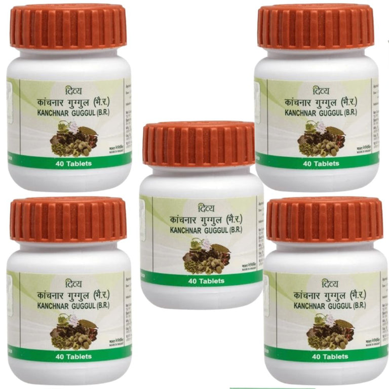 Patanjali Kanchnar Guggul - 40 Tablets - Pack of 1