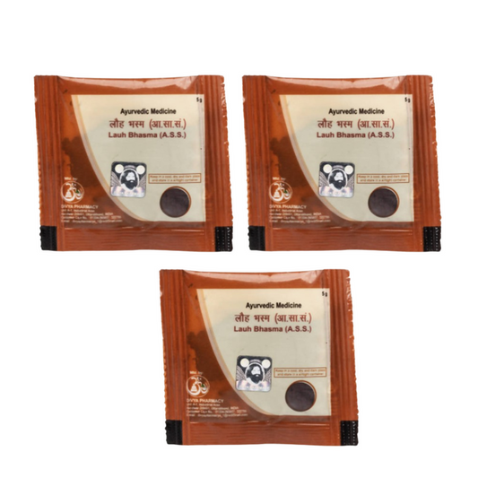 Patanjali Divya Lauh Bhasma - Pack of 3 - 5 gm